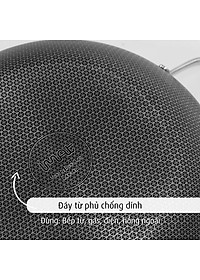 [Hàng chính hãng] Chảo xào/ đa năng sâu lòng inox iMat Hybrid Blackcube 24cm, Phủ chống dính Daikin-Nhật Bản thế hệ mới