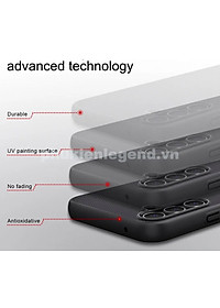 Ốp Lưng Sần chống sốc cho Samsung Galaxy A15 hiệu Nillkin Super Frosted Shield (Đính kèm giá đỡ hoặc miếng dán từ tính) - Hàng Chính Hãng
