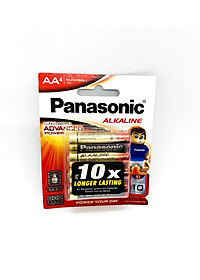 Vỉ 4 Viên Pin AA Panasonic ( Pin Tiểu ) LR6T/4B - Made In ThaiLand ( Hàng Chính Hãng )