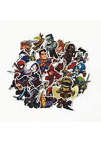 Decal trang trí các nhân vật hoạt hình sticker Siêu Anh Hùng - Hàng Chính Hãng