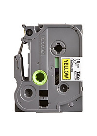 Nhãn In Tiêu Chuẩn TZE Brother Tze-641 Chữ Đen Trên Nền Vàng (18mm) - Hàng Chính Hãng