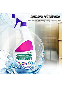 Dung Dịch Làm Sạch, Tẩy Rửa Và Đánh Bóng Bề Mặt Inox Thang Máy Cao Cấp 500ml
