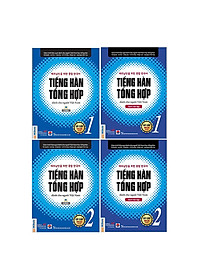 Combo 4 Cuốn Tiếng Hàn Tổng Hợp Sơ Cấp 1 và 2 Bản Đen Trắng – Học Kèm App Và Khóa Học Online hover