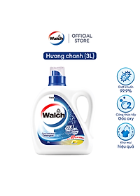 Nước giặt Walch đậm đặc siêu tiết kiệm, kháng khuẩn, khử mùi, tiêu diệt mạt bụi 99%, thích hợp cửa trên và cửa trước(Chai 3 Lít)