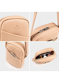 Túi Yuumy ( Thời trang nữ đựng điện thoại - Túi đeo chéo da Seasand YN237 )