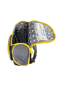 Balo chống gù B.bag Genius Box F2 Penguin màu Xám dành cho bé học sinh tiểu học từ 6 đến 11 tuổi B-12-105