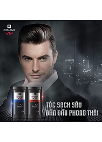 Dầu gội cao cấp Romano Vip Vision sang trọng cuốn hút mạnh mẽ bí ẩn 650g