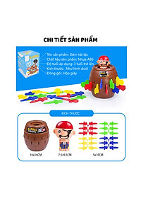 Trò Chơi Đâm Hải Tặc Hộp Lớn 24 kiếm, Đồ Chơi Trẻ Em và Người Lớn Giải Trí