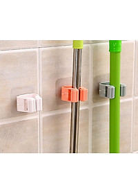 Bộ 2 Móc treo cây lau nhà, chổi quét, siêu chắc tải trọng 10kg MÀU NGẪU NHIÊN ( 2 CÁI)