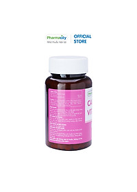 Viên bổ sung canxi hỗ trợ xương, răng Pharmacity Calcium + Vitamin D3 (Chai 60 viên)