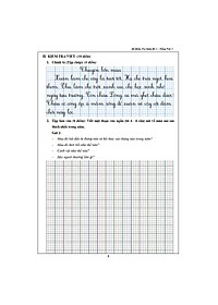 Đề Kiểm Tra Tiếng Việt 2 - Tập 2