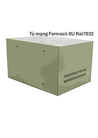 Tủ Mạng Treo Tường 06U D400 Famrack – Chính Hãng, Chuẩn Rack 19", Hàng Chất Lượng Cao