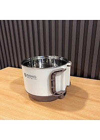 Nồi Lẩu Điện Mini 1.5L Mishio MK392 600W lòng nồi inox 304 không gỉ sét - hàng chính hãng