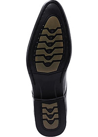 Giày Tây Nam Vân Đà Điểu Cột Dây Huy Hoàng HT7164 - Đen