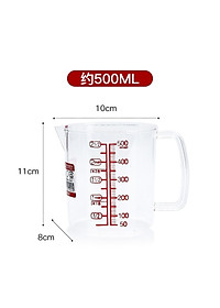 Bộ 02 cốc đo lường chia vạch đa năng Inomata - Nội địa Nhật Bản