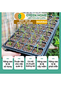 Khay Ươm Hạt Giống Greenhome, 105 Lỗ, Thoáng Rễ, Nảy Mầm Cao, Tiết Kiệm Diện Tích Ươm, Độ Bền Cao