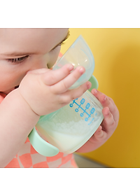 Bình tập uống nước có vòi mút chống tràn, chống sặc Tommee Tippee Soft Spout, 150ml, cho bé từ 4 tháng – Hồng