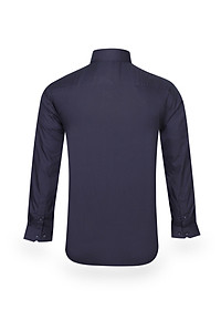 Áo sơ mi nam tay dài form tailor đen trơn Khatoco A1MD360T1-CNDE003-2501-D