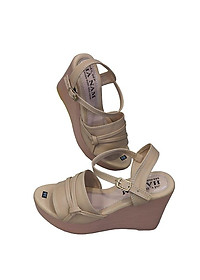 Giày Sandal Nữ Đế Xuồng TiTi ĐÔ Cao Cấp 9cm DNU2061d