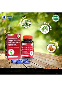 Viên Uống Bổ Não HOẠT HUYẾT DƯỠNG NÃO Domesco Hộp 60 Viên - Hỗ Trợ Tăng Cường Tuần Hoàn Máu Não, Cải Thiện Trí Nhớ, Ngăn Ngừa Hình Thành Cục Máu Đông, Giảm Đau Đầu, Hoa Mắt, Chóng Mặt