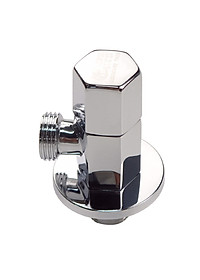 Van giảm áp và khóa đường nước Đồng mạ Chrome Eurolife EL-X40 (Trắng bạc)