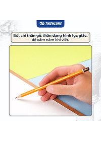 Combo 5 Bút chì gỗ Thiên Long GP-018- Độ cứng 2B