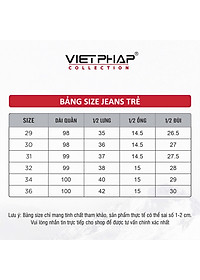 (BIG SALE) Quần Jeans Nam VIỆT PHÁP - Chất  liệu Cotton co giãn, độ bền màu cao 3621