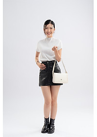 Túi Yuumy ( Thời trang nữ thiết kế tối giản hiện đại size 22 - Túi đeo chéo da Seasand YN221 )