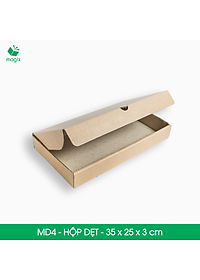 MD4 - 35x25x3 cm - 25 Thùng hộp carton trơn đóng hàng