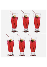 BỘ 6 CỐC THỦY TINH OCEAN TIARA FOOTED TUMBLER B7514 - 395ML