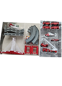 Bộ Đồ Chơi VECTO Lắp Ráp Đường Ray Và Xe Chạy Pin - Set Cứu Hỏa VT55710A