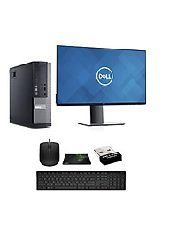 Bộ Máy tình Để Bàn Dell X020 ( Core i7 – 4770 / Ram 8GB / SSD 240GB / Card hình Quadro K620- 2Gb) Và Màn hình Dell U2419H và Bàn Phím chuột Dell -…
