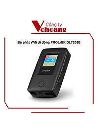 Bộ phát Wifi di động PROLiNK DL7203E dùng SIM 4G LTE 150Mbps, pin 5200mAH - Cổng RJ45 - Nâng Cấp Cổng Sạc TypeC - Hỗ Trợ Nano Sim