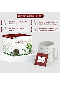 Trà xuyên tâm liên túi lọc Goce - Giảm ho, giải cảm hạ sốt