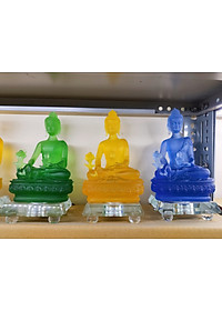 Bộ tượng phật dược sư lưu ly 7 màu