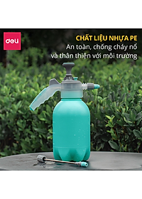 Bình Xịt Tưới Cây Deli 2 Lít, 2 Vòi Dài / Ngắn Tiện Dụng, Phun Sương Tưới Cây Cảnh, Làm Vườn, Chất Liệu An Toàn DL581020
