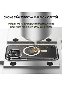 Ốp lưng trong suốt sạc nam châm từ tính cho iPhone 15 Pro Max / 15 Pro / 15 Plus / iP 15 hiệu Likgus Crystal Magnetic - Trang bị đệm khí 4 góc, chống ố vàng, bảo vệ viền camera - Hàng nhập khẩu