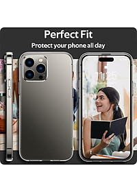 Ốp lưng silicon dẻo cho iPhone 14 / 14 Plus / 14 Pro / 14 Pro Max hiệu Ultra Thin trong suốt mỏng 0.6mm độ trong tuyệt đối chống trầy xước - Hàng nhập khẩu