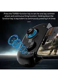 Gamepad Tay Game không dây D8 Bluetooth hoặc gắn trực tiếp điện thoại ,  siêu nhạy , không trễ cho điện thoại máy tính hàng nhập khẩu
