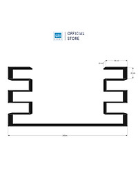 Kệ Gỗ Trang Trí Tivi Treo Tường Nhiều Tầng Đối Xứng Hiện Đại SIB Decor TV128