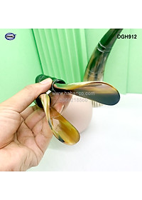 Đón giày bằng sừng tay cầm đốt trúc VIP (Dài 20cm) DGH912 - Chuyên dụng cho giày cao cấp - Cho giày Nam & Nữ - Product of HAHANCO