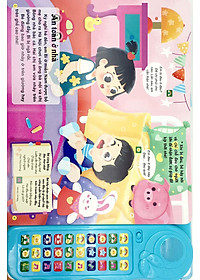 Tủ Sách Tương Tác - Sách Âm Thanh - Bé Học Nói - Phiên Bản Đặc Biệt Với 30 Nút Bấm