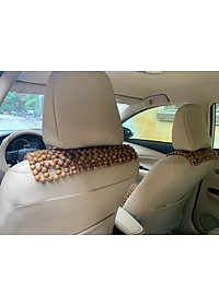 Lót đàn ghế ô tô hạt gỗ Bách Xanh - Mian .vn ( hình thật )