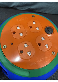 Ổ Cắm Lioa 3 Ổ Đa Năng Kéo Dài DB52-10A (Cuộn 5m)