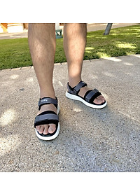 Giày Sandal Nam Nữ Unisex The BiLy Quai Ngang Dây Dù Đế Phylon Siêu Êm Nhẹ Màu Xám-BL10