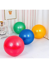 Bóng tập yoga có gai đường kính 75cm chịu lực 200kg(tặng bơm Bóng)