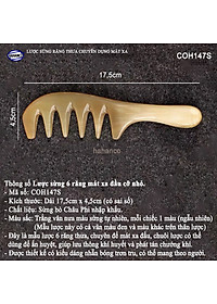 Lược sừng răng thưa thần thánh (Size: XL - 20cm) Massa đầu giúp lưu thông máu ️