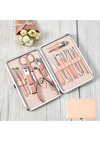 Bộ Dụng Cụ Bấm Móng Tay 16 món - Bộ Cắt, Bấm Dũa Móng Tay  Cao Cấp Có Hộp Đựng Sang Trọng