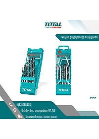 BỘ MŨI KHOAN GỖ 5 CHI TIẾT 4-10MM TOTAL TACSD7056