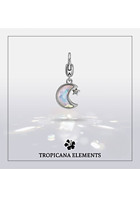 Lắc Tay Tropicana Phối Charm Swarovski Pha Lê Trăng Sao Ngũ Sắc